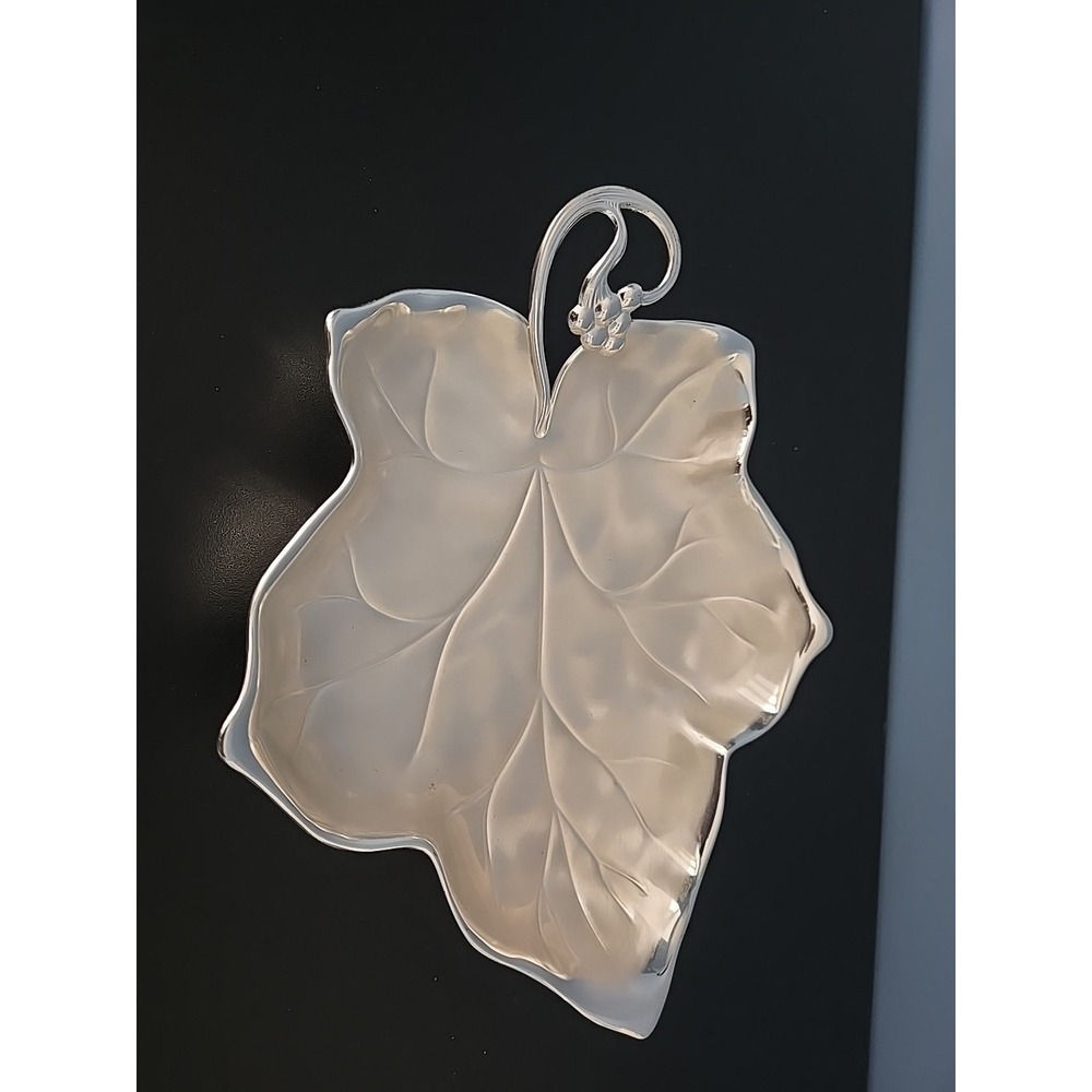 WMF IKORA BOWL‎ 6500 Grape Leaf Candy Dish silver Plated Germany Art Nouveau